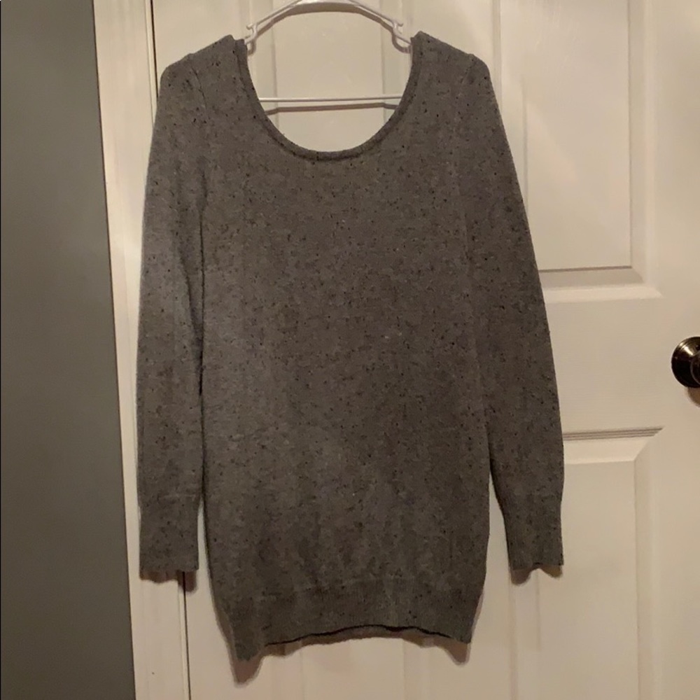Gray sweater